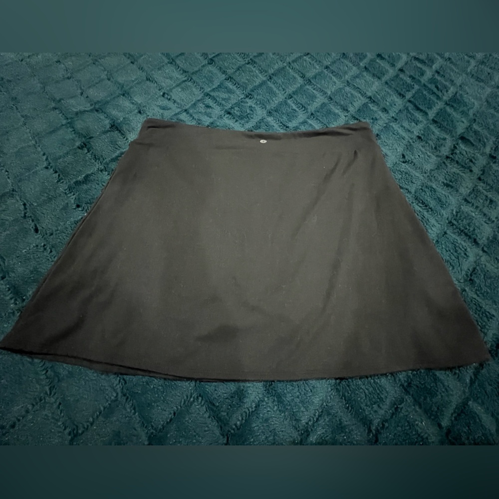 Soybu Black Lotus A-Line Mini Skirt Casual